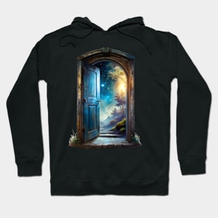 A slightly open door to a fairy-tale world Hoodie